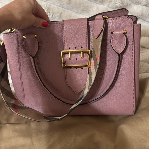Like New Burberry Buckle Handbag - Picture 2 of 7